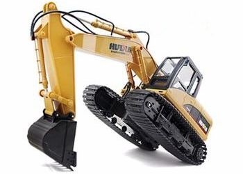 Металлический радиоуправляемый экскаватор Хаина Huina 1550 2.4G 1:14