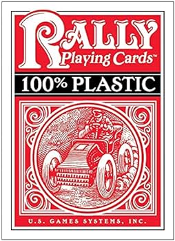 Карты "100% Plastic Rally Playing Сards red" Карты "100% Plastic Rally Playing Сards red"