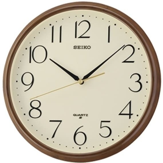 Настенные часы SEIKO QXA695BT коричневый корпус Настенные часы SEIKO QXA695BT коричневый корпус