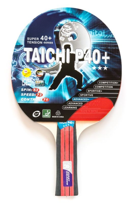 Теннисная ракетка Dragon Taichi 3 Star New (анатомическая) Теннисная ракетка Dragon Taichi 3 Star New (анатомическая)