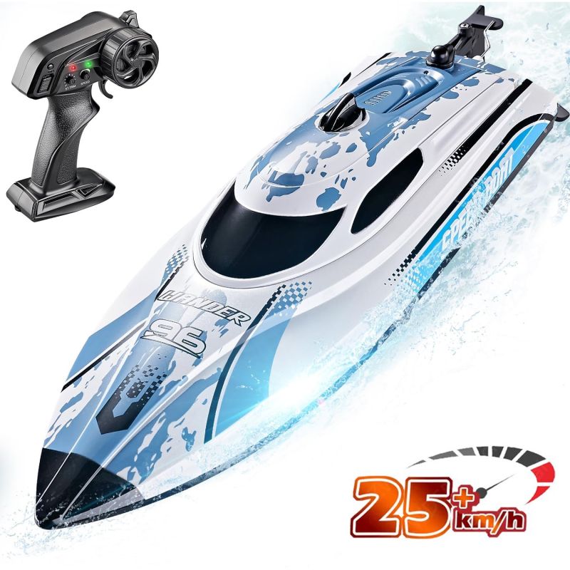 Радиоуправляемый катер Wander (30 см, LED, 25 км/ч) - HJ820-WHITE Радиоуправляемый катер Wander (30 см, LED, 25 км/ч) - HJ820-WHITE