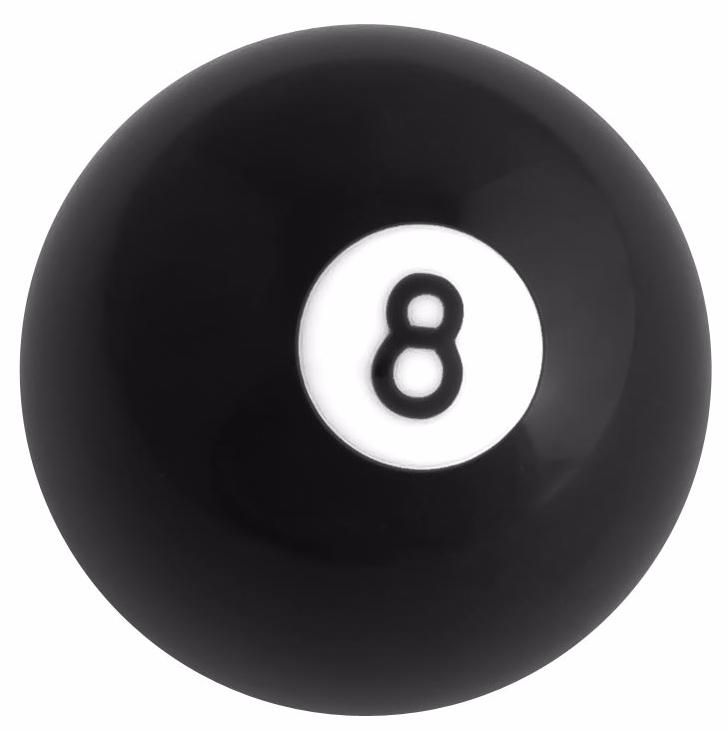 Шар 57.2мм "Classic 8 Ball" (1 шт) Шар 57.2мм "Classic 8 Ball" (1 шт)