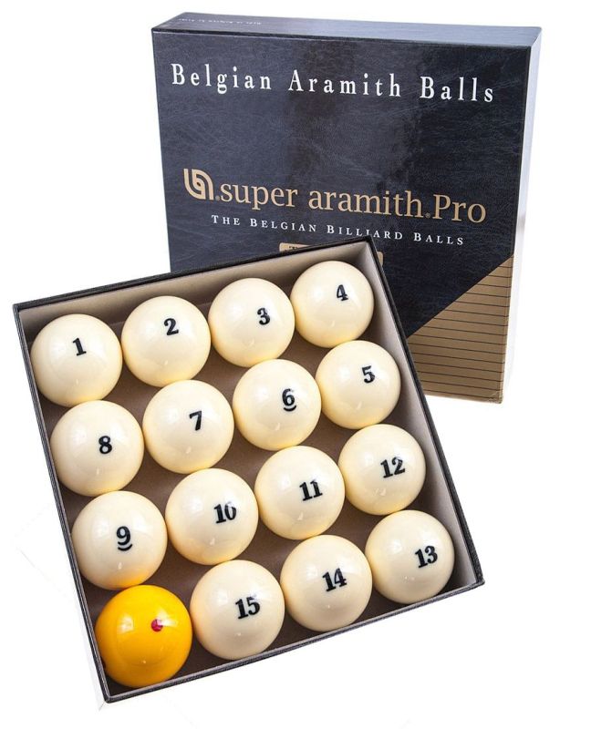 Комплект бильярдных шаров 67 мм "Super Aramith Pro Standard" Комплект бильярдных шаров 67 мм "Super Aramith Pro Standard"