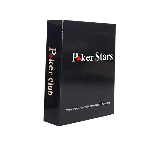 Карты для покера "Poker Stars" 100% пластик, красные Карты для покера "Poker Stars" 100% пластик, красные