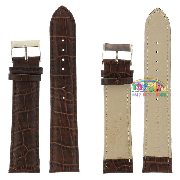 Nagata 22 Мм Кор Croco С Серебряной Застёжкой Nagata 22 Мм Кор Croco С Серебряной Застёжкой