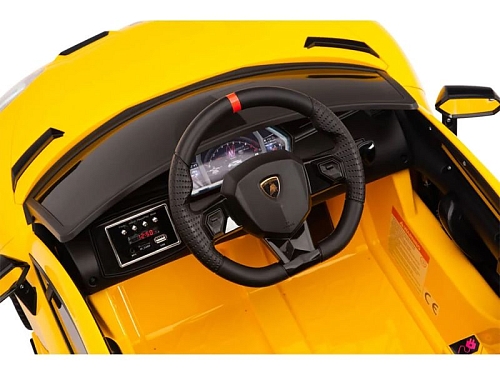 Детский электромобиль Lamborghini SVJ (желтый, 12V) - HL328 Детский электромобиль Lamborghini SVJ (желтый, 12V) - HL328
