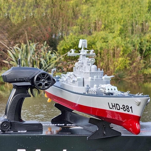 Радиоуправляемый военный корабль линкор 1:360 - LHD-881 Радиоуправляемый военный корабль линкор 1:360 - LHD-881