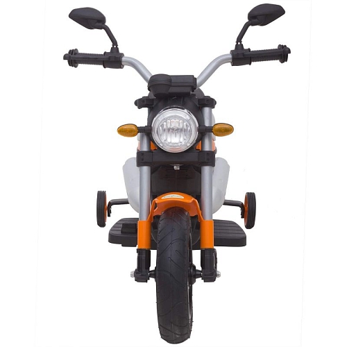 Детский мотоцикл Qike Чоппер оранжевый - QK-307-ORANGE Детский мотоцикл Qike Чоппер оранжевый - QK-307-ORANGE