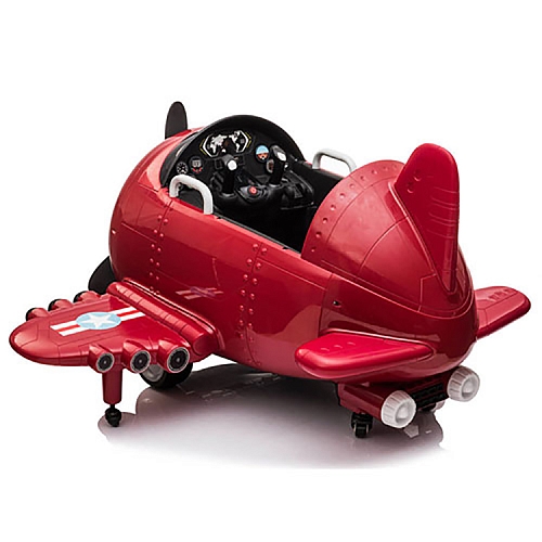 Детский электромобиль - самолет 12V - JJ20201-RED Детский электромобиль - самолет 12V - JJ20201-RED