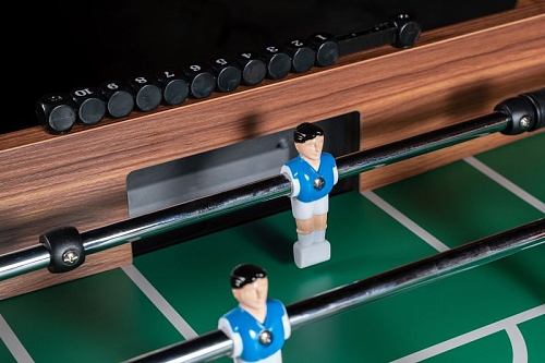 Игровой стол - футбол "PlayOff" коричнево-серый Игровой стол - футбол "PlayOff" коричнево-серый