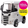 Детский электромобиль фура Scania 500R 4WD 12V - HL698-LUX-WHITE Детский электромобиль фура Scania 500R 4WD 12V - HL698-LUX-WHITE