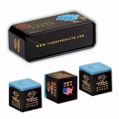 Мел "Tiger High Performance Chalk" (3 шт) синий Мел "Tiger High Performance Chalk" (3 шт) синий