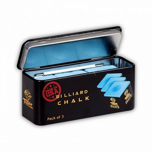 Мел "Tiger High Performance Chalk" (3 шт) синий Мел "Tiger High Performance Chalk" (3 шт) синий