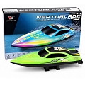 Радиоуправляемый катер NeptuBlade (25 км/ч, 32 см, 30 мин, 7 видов подсветки) - HJ826B-GREEN Радиоуправляемый катер NeptuBlade (25 км/ч, 32 см, 30 мин, 7 видов подсветки) - HJ826B-GREEN