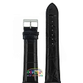 Nagata 22 Мм Чер Croco С Серебряной Застёжкой Nagata 22 Мм Чер Croco С Серебряной Застёжкой