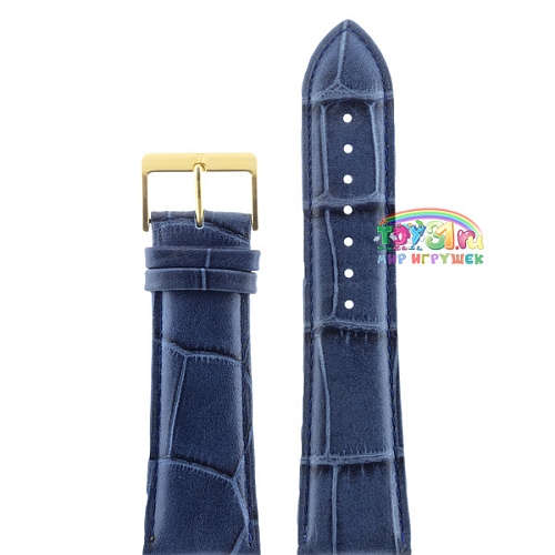 Nagata 26 Мм Син Croco С Золотой Застёжкой Nagata 26 Мм Син Croco С Золотой Застёжкой