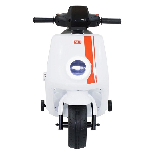 Детский электромотоцикл скутер с пультом управления NIU MQi+ Sport 12V - AHL012-WHITE Детский электромотоцикл скутер с пультом управления NIU MQi+ Sport 12V - AHL012-WHITE