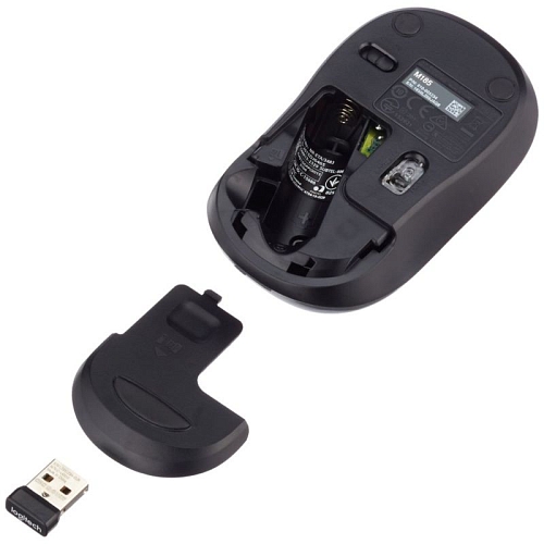 Беспроводная мышь Logitech M185 Grey - 910-002252 Беспроводная мышь Logitech M185 Grey - 910-002252