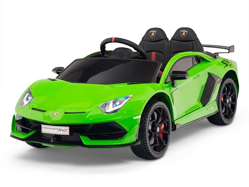 Детский электромобиль Lamborghini SVJ (зеленый, 12V) - HL328 Детский электромобиль Lamborghini SVJ (зеленый, 12V) - HL328