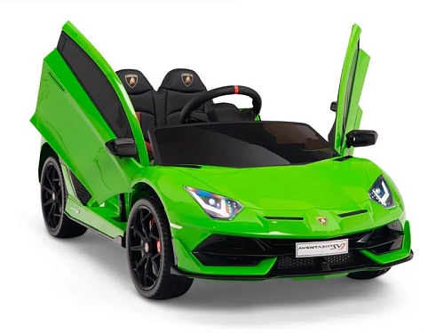 Детский электромобиль Lamborghini SVJ (зеленый, 12V) - HL328 Детский электромобиль Lamborghini SVJ (зеленый, 12V) - HL328