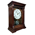 Настольные часы с боем и мелодией B7662 Dark Walnut Настольные часы с боем и мелодией B7662 Dark Walnut