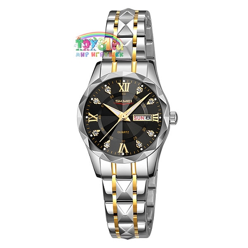Skmei 9370tgdbk Silver/gold/black Skmei 9370tgdbk Silver/gold/black