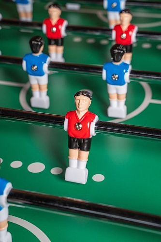 Игровой стол - футбол "PlayOff" коричнево-серый Игровой стол - футбол "PlayOff" коричнево-серый