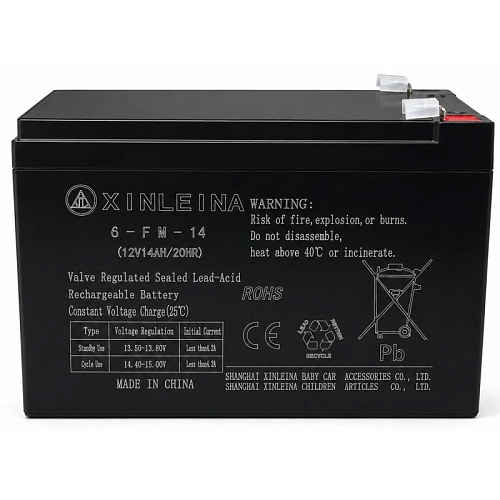 Аккумулятор XINLEINA 12V14Ah/20Hr - X-6FM14 Аккумулятор XINLEINA 12V14Ah/20Hr - X-6FM14