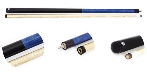 Двухсоставной бильярдный кий для русской пирамиды Classic "WBC-B" (синий) Двухсоставной бильярдный кий для русской пирамиды Classic "WBC-B" (синий)