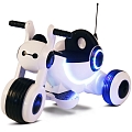 Детский электромотоцикл HL300 White 6V - HL300 Детский электромотоцикл HL300 White 6V - HL300
